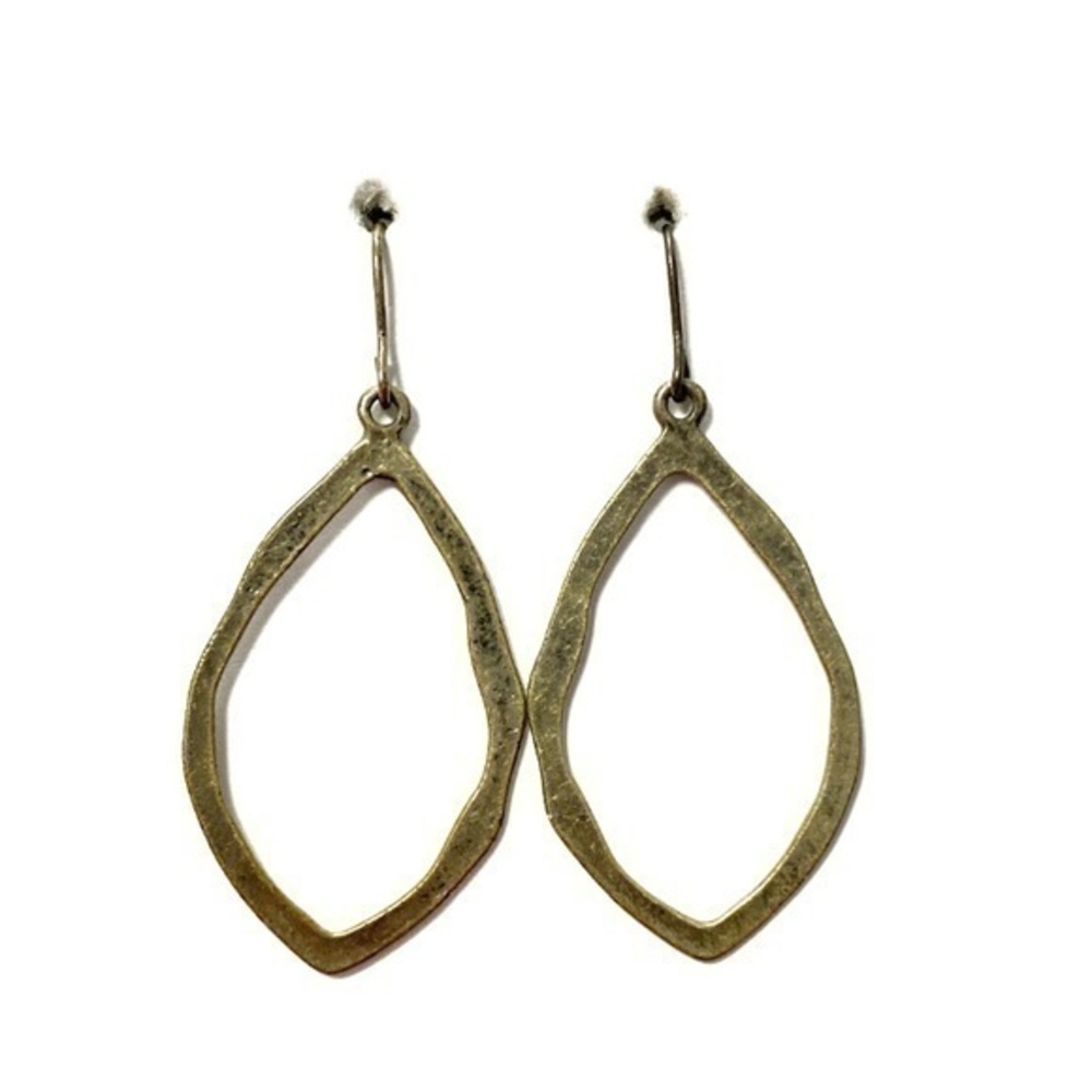 5 for $25 🌙 Antique gold pendant earrings